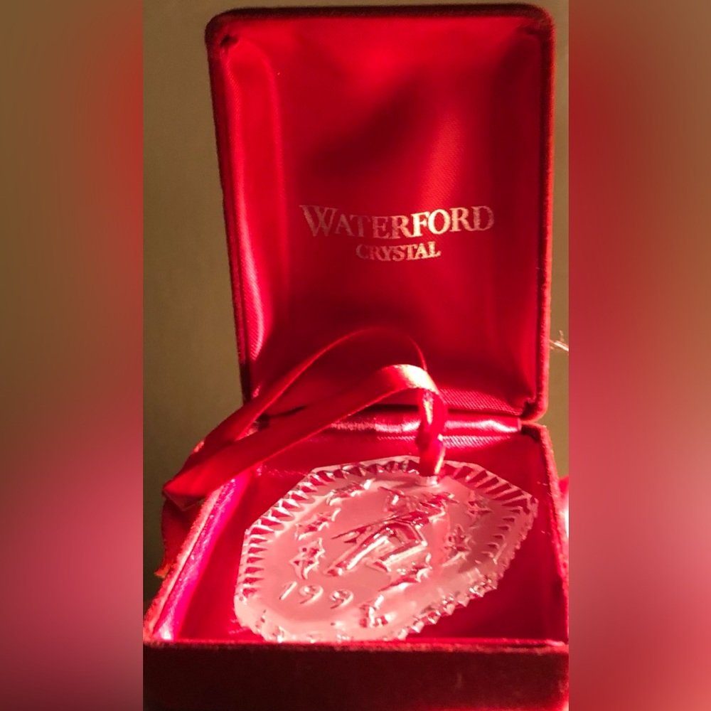 Waterford Crystal Christmas Ornament 11 Pipers Piping  12 Days of Christmas ‘94